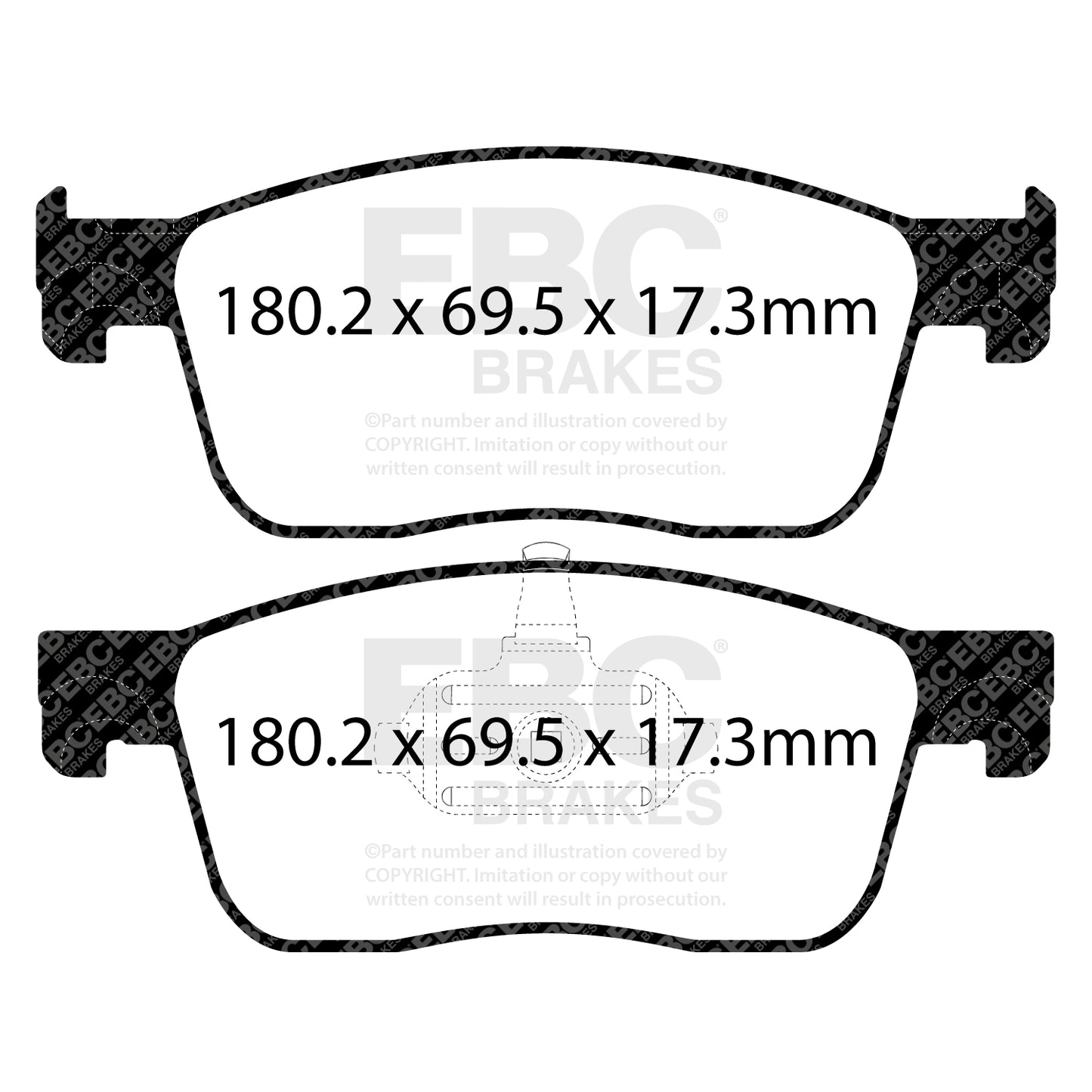 EBC Brakes Pad and Disc Full vehicle Kit (PD40K2464)