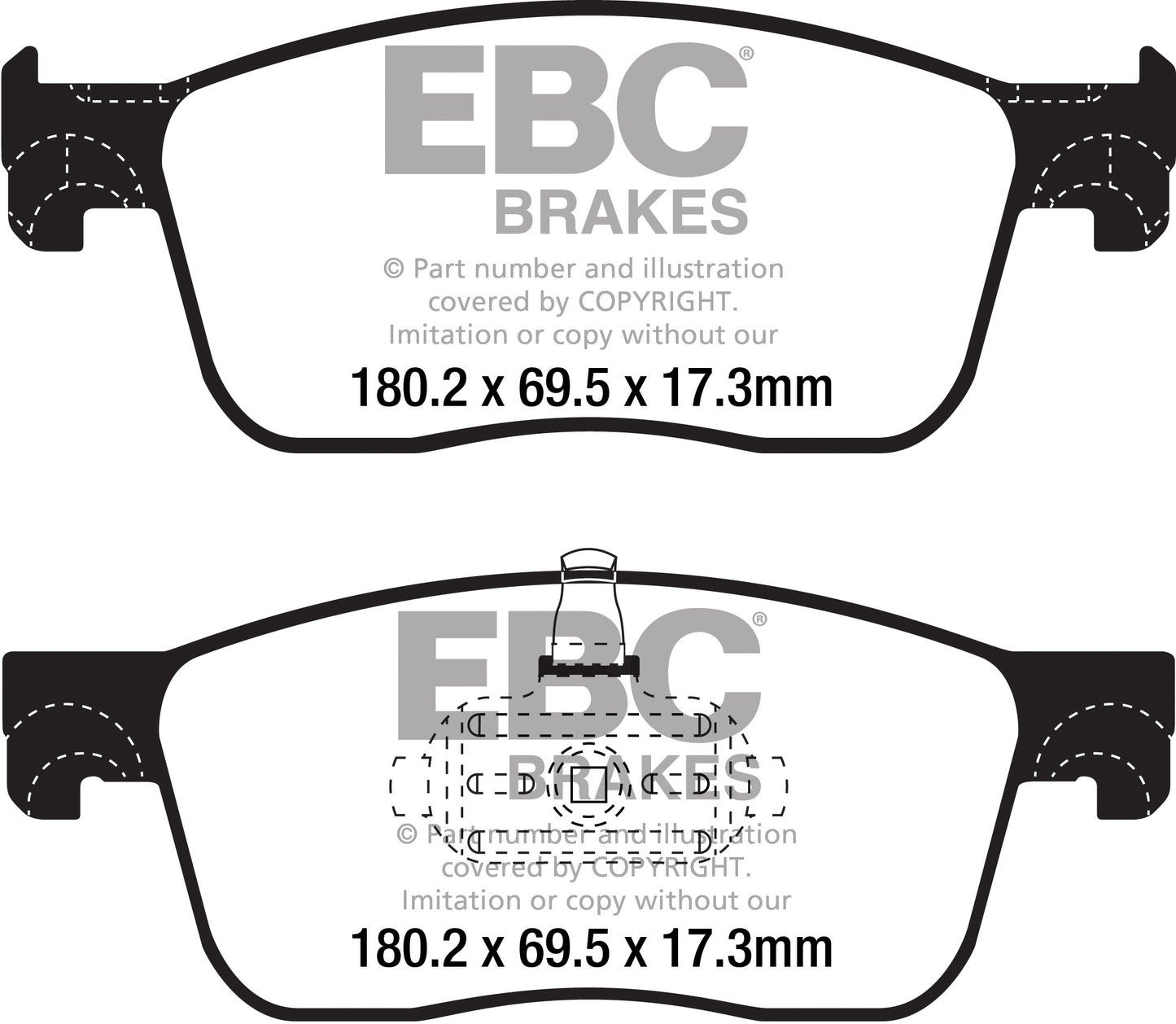 EBC Brakes Pad  and  Disc Kit (PD01KF1744)