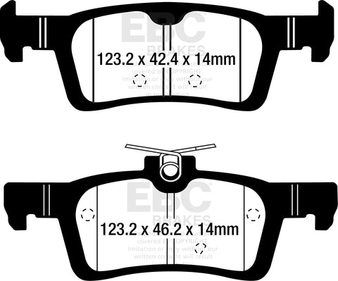 EBC Ultimax OE Replacement Brake Pad Set (DPX2319)