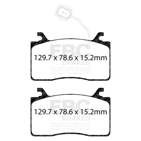 EBC Brakes Pad  and  Disc Kit (PD01KF1748)