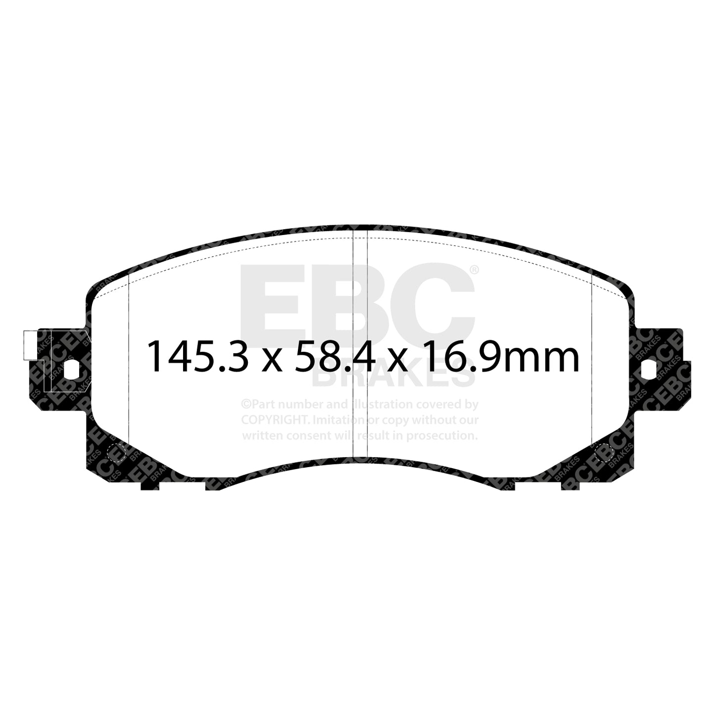EBC Bluestuff Brake Pad 5000 Series TrackDay Set (DP52330NDX)