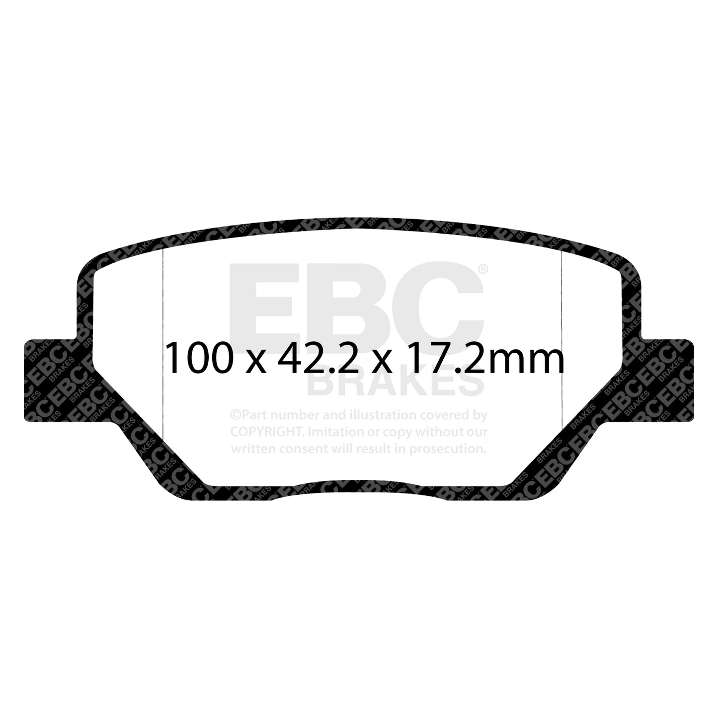 EBC Ultimax Brake Pad OE Replacement Set (DPX2333)
