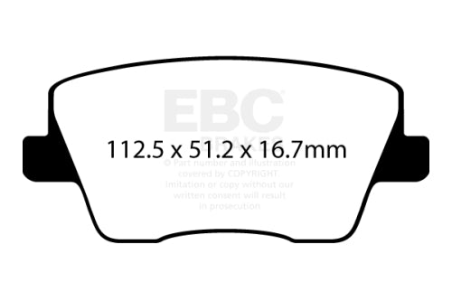 EBC RPX Brake Pads DP82344RPX Rear