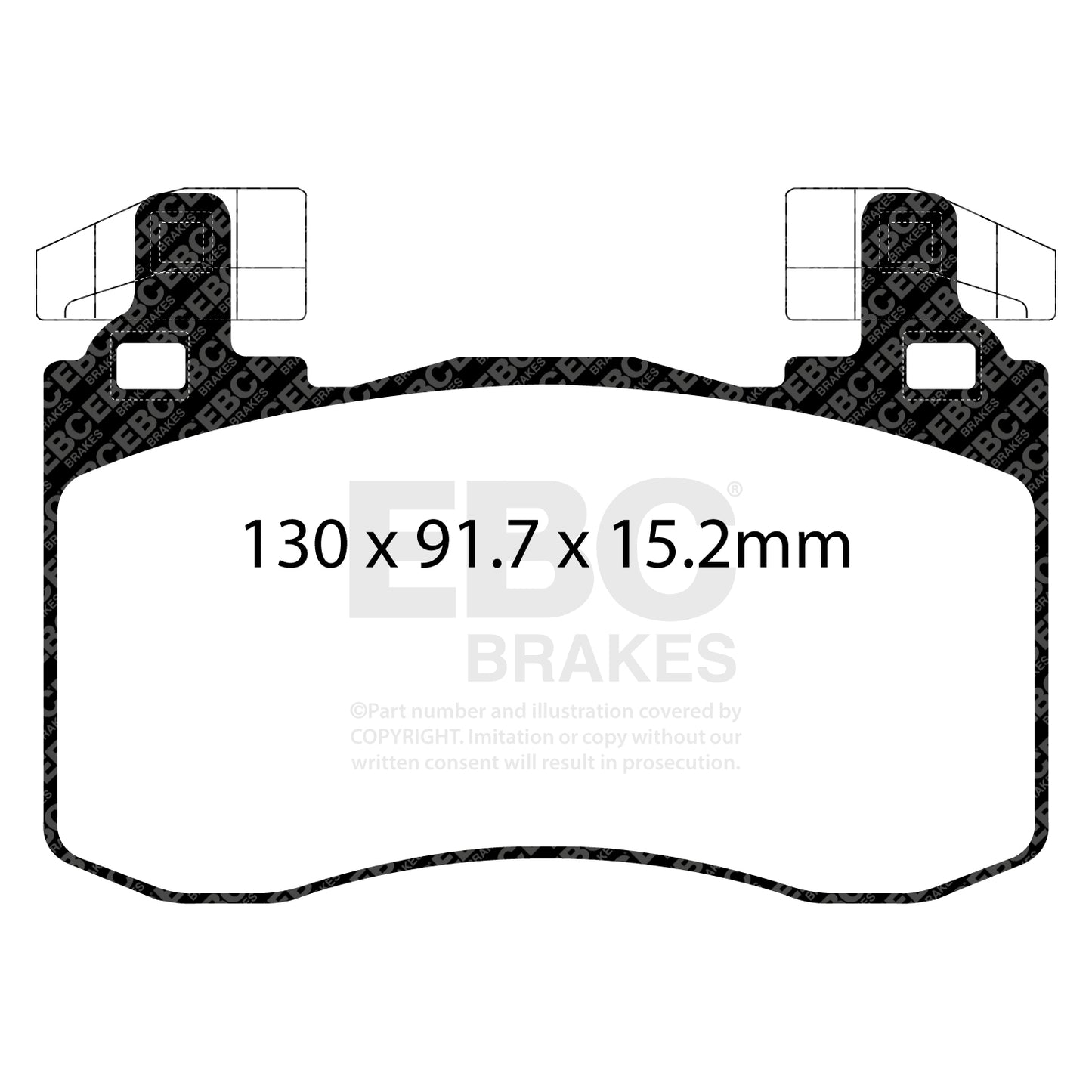 EBC Brakes Pad and Disc Kit (PD03KF1552)
