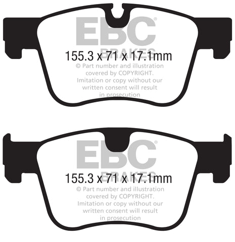EBC Brakes Pad  and  Disc Kit (PD01KF1754)