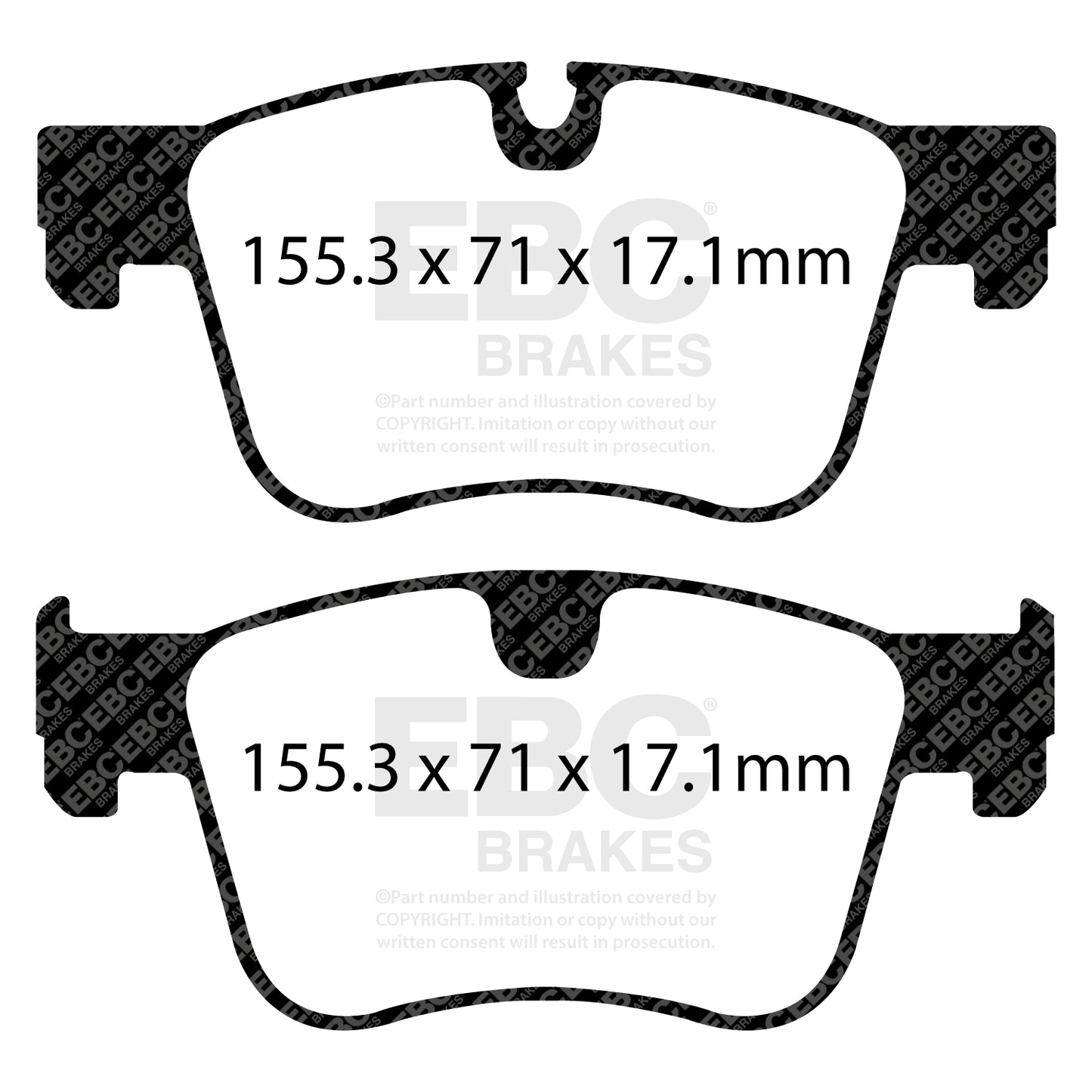 EBC Greenstuff 2000 Series Sport Brake Pad Set (DP22359)
