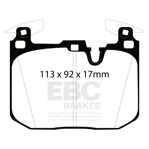 EBC Brakes Racing Pad and 2-Piece Fully-Floating Disc Kit (P2DK014B)