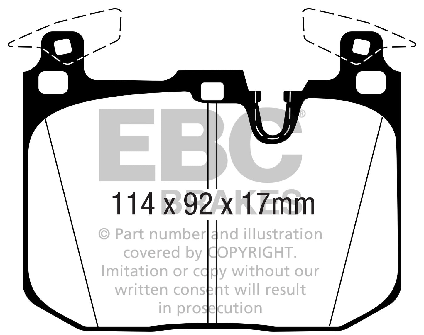 EBC Pad + 2 Piece Disc Kit P2DK014B Front