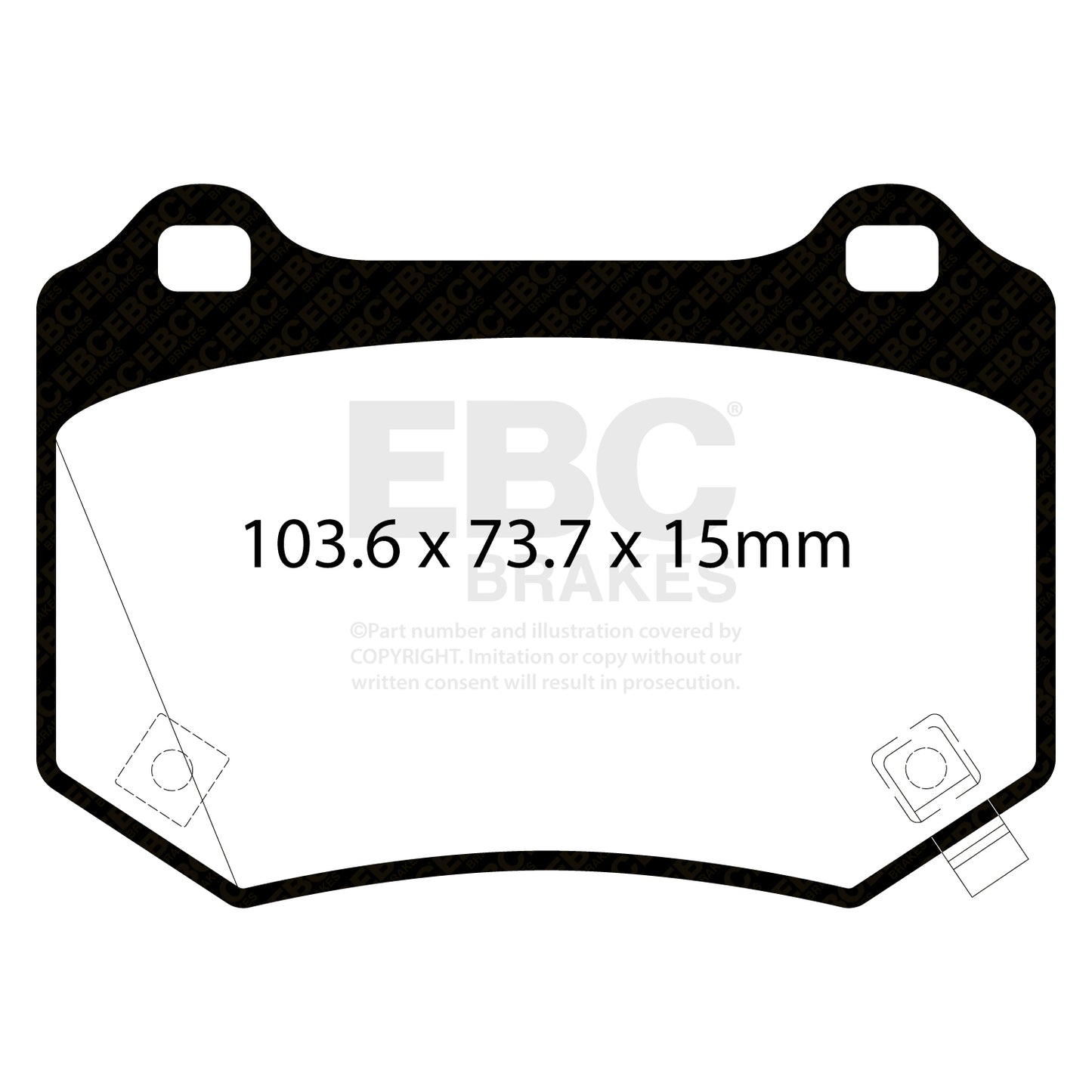EBC Bluestuff Brake Pad 5000 Series TrackDay Set (DP52361NDX)