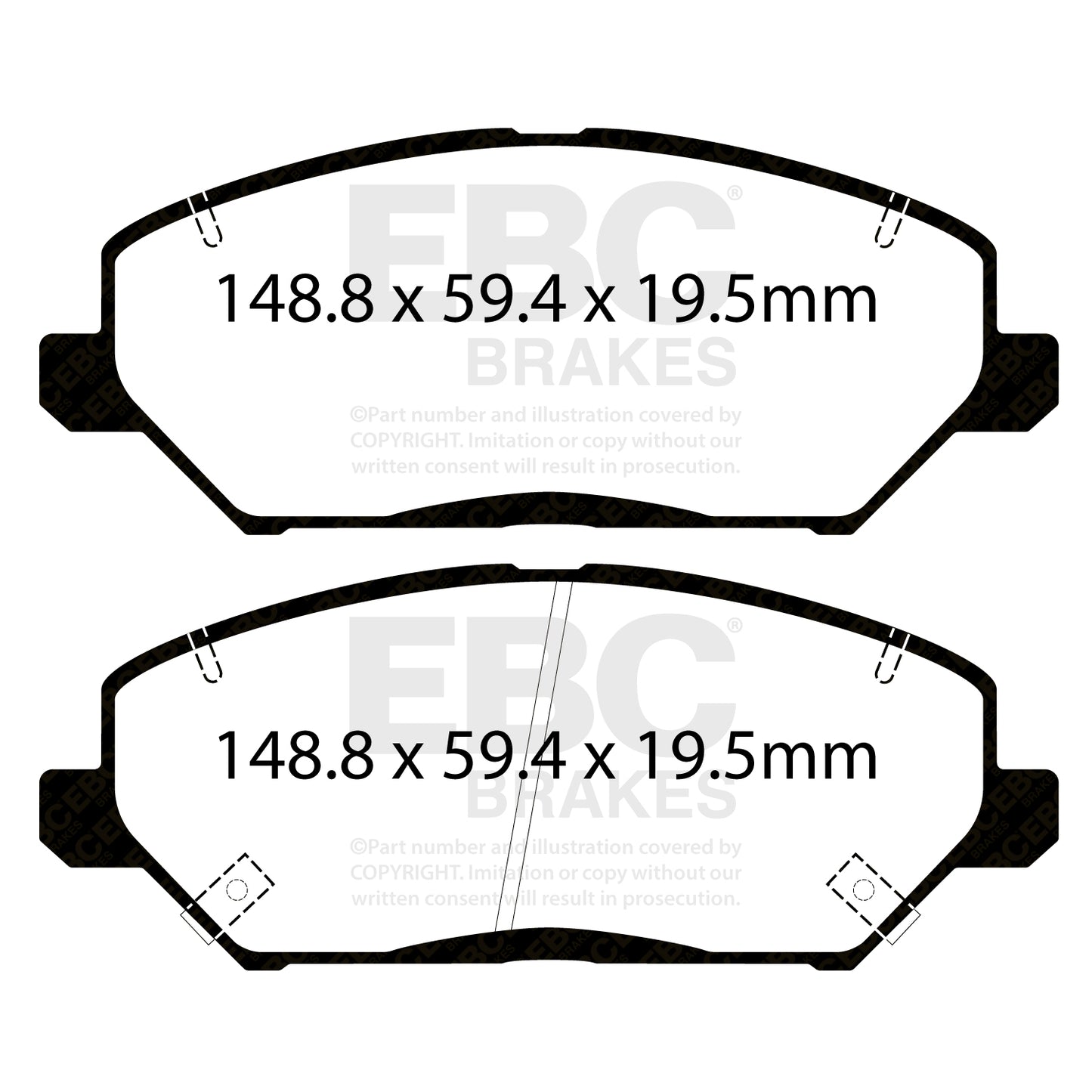 EBC Brakes Pad and Disc Kit (PD03KF1644)
