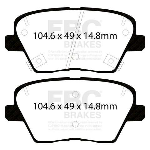EBC Brakes Pad and Disc Kit (PDKR1140)
