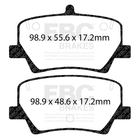 EBC Brakes Pad and Disc Full vehicle Kit (PD40K2614)