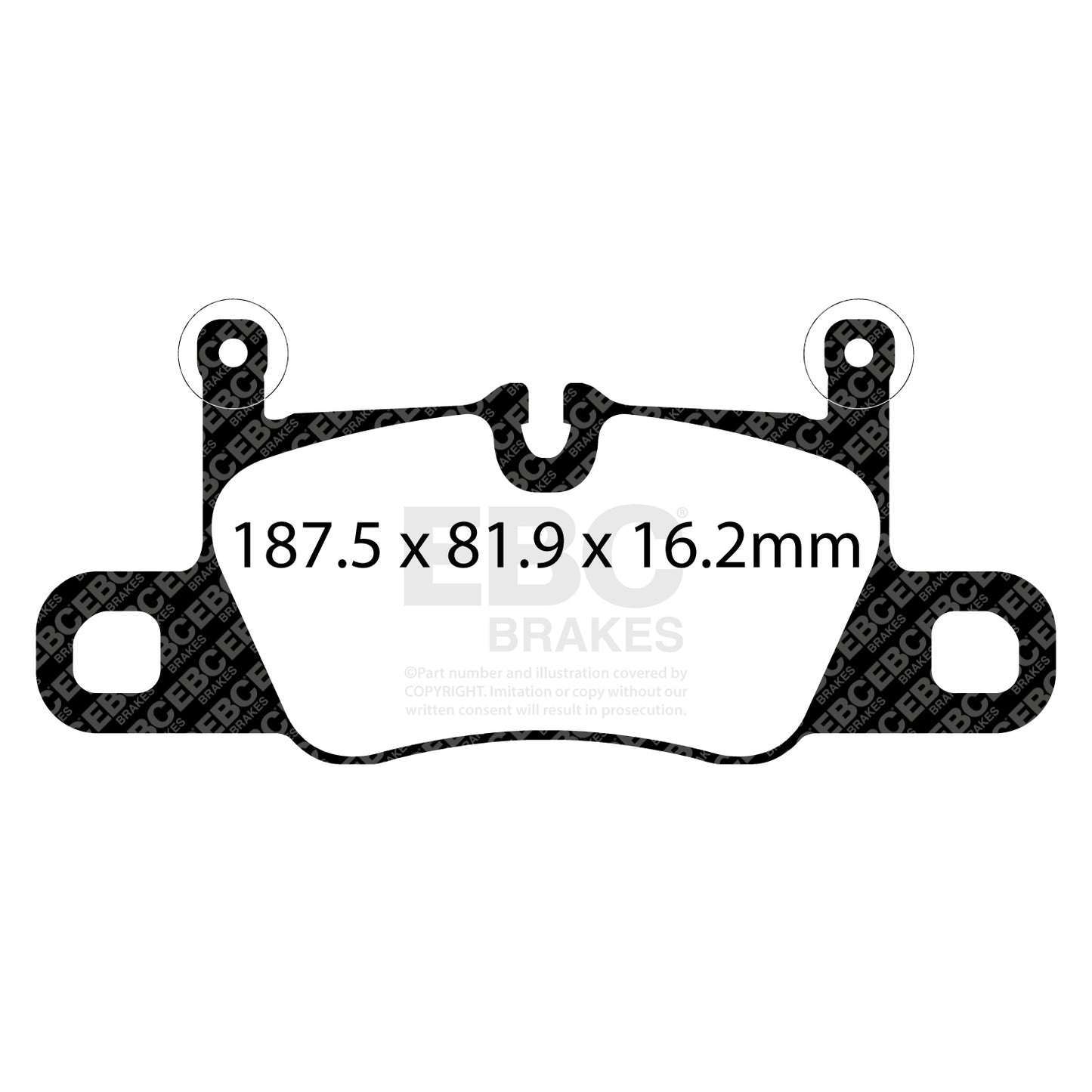 EBC Redstuff 3000 Series Sport Brake Pad Set (DP32371C)