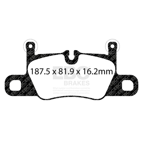 EBC Redstuff 3000 Series Sport Brake Pad Set (DP32371C)