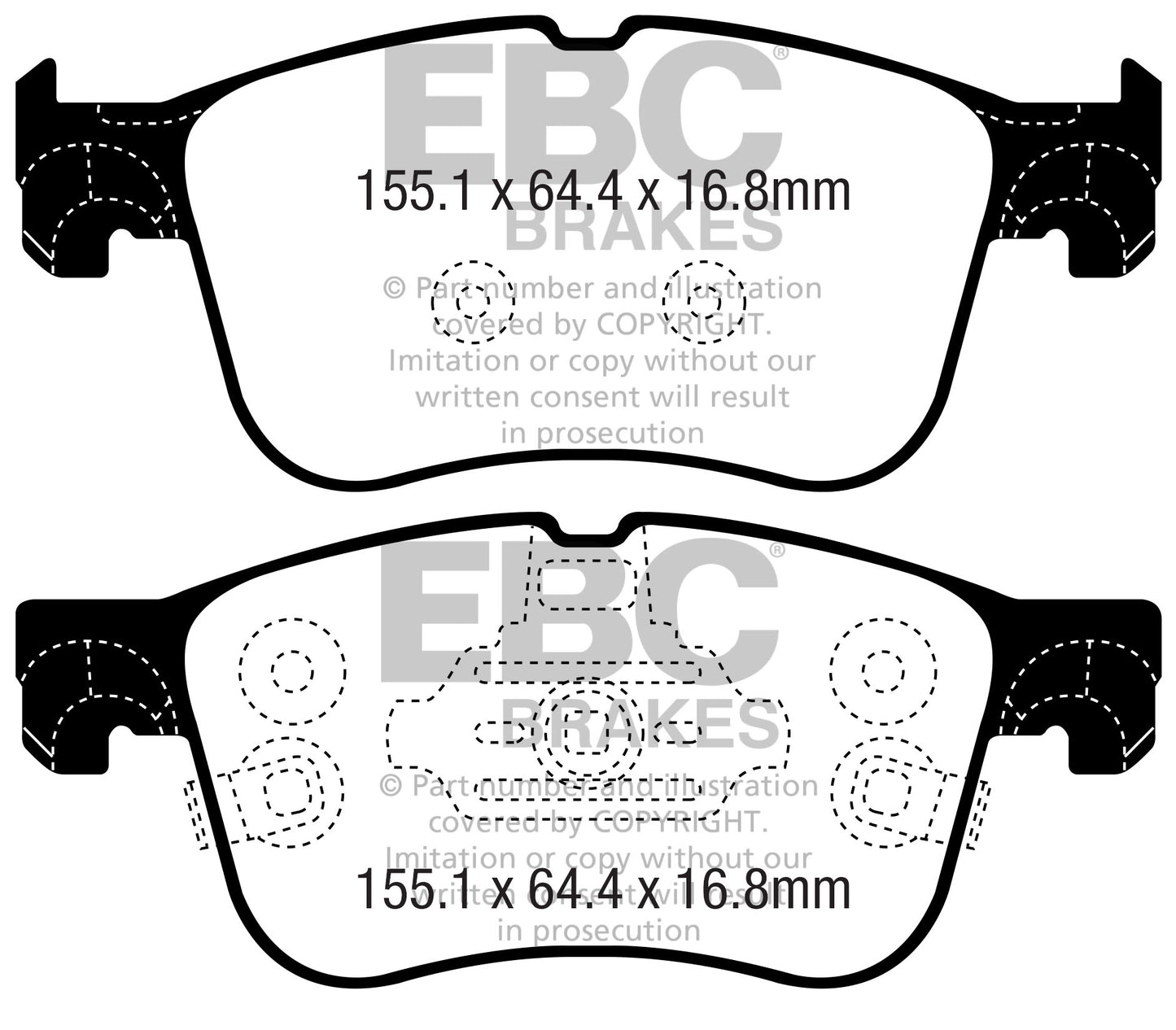 EBC Brakes Pad  and  Disc Kit (PD01KF1936)