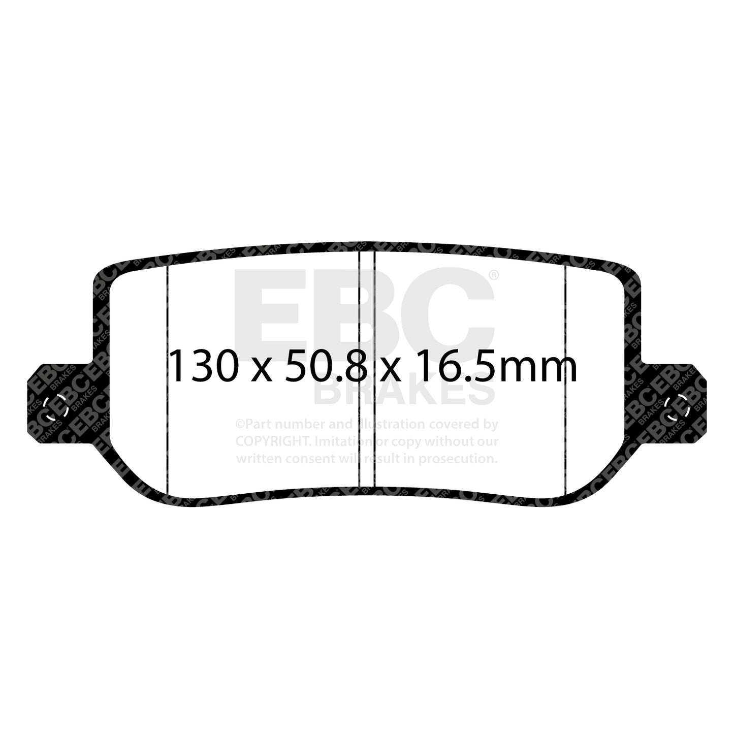 EBC Yellowstuff 4000 Series Street and Track Brake Pad Set (DP42375R)
