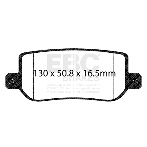 EBC Bluestuff Brake Pad 5000 Series TrackDay Set (DP52375NDX)