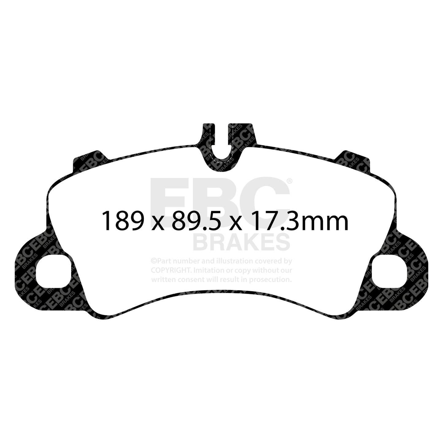 EBC Yellowstuff 4000 Series Street and Track Brake Pad Set (DP42379R)
