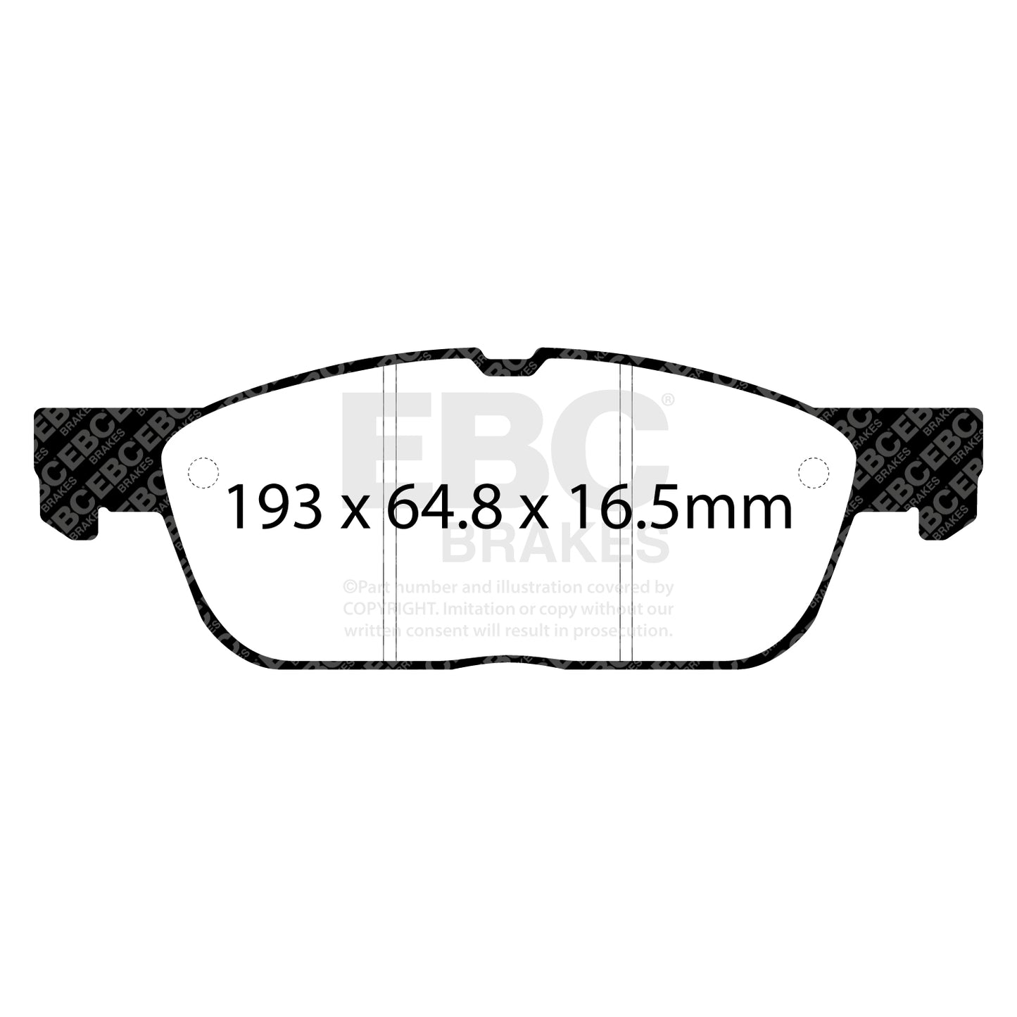 EBC Bluestuff NDX Trackday Brake Pad Set (DP52383NDX)