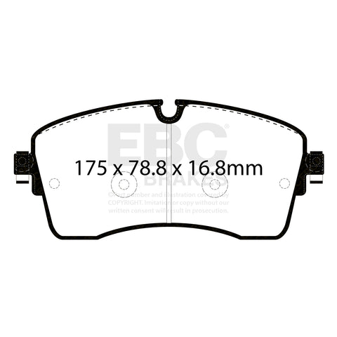 EBC Ultimax OE Replacement Brake Pad Set (DPX2385)