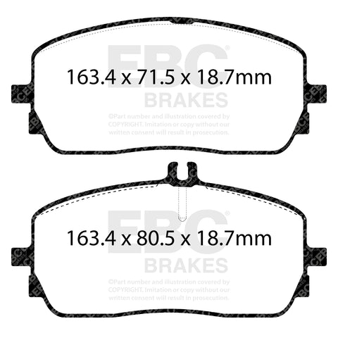 EBC Ultimax OE Replacement Brake Pad Set (DPX2390)