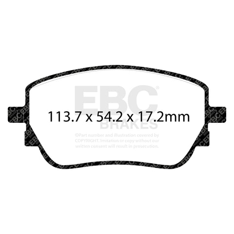 EBC Bluestuff Brake Pad 5000 Series TrackDay Set (DP52391NDX)