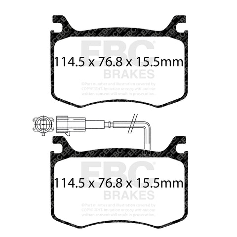 EBC Brakes Pad and Disc Full vehicle Kit (PD40K2636)