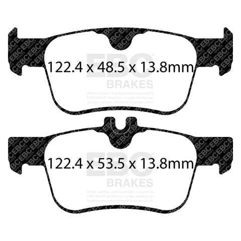 EBC Bluestuff NDX Trackday Brake Pad Set (DP52402NDX)