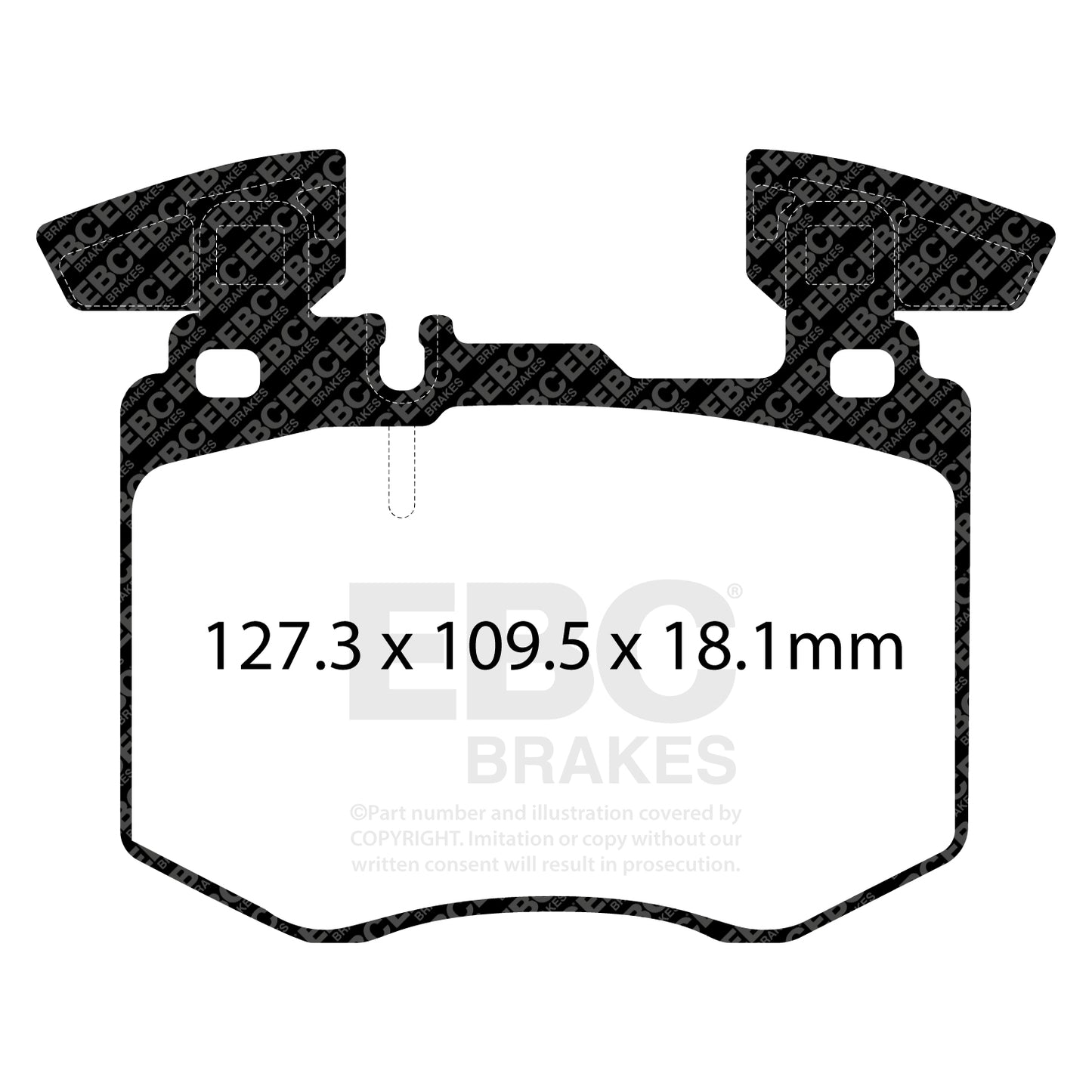 EBC Ultimax Brake Pad OE Replacement Set (DPX2408)