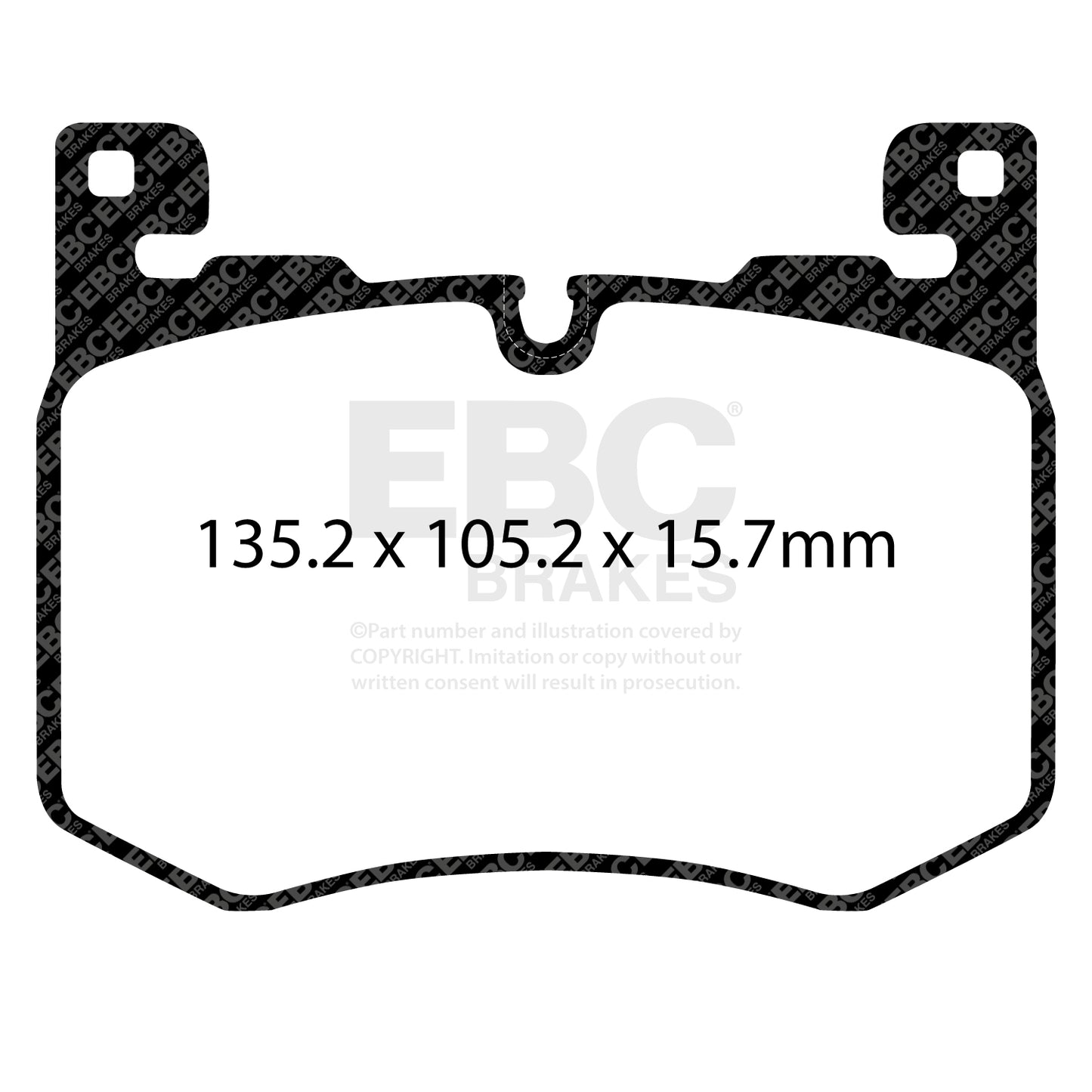 EBC Bluestuff NDX Trackday Brake Pad Set (DP52412NDX)