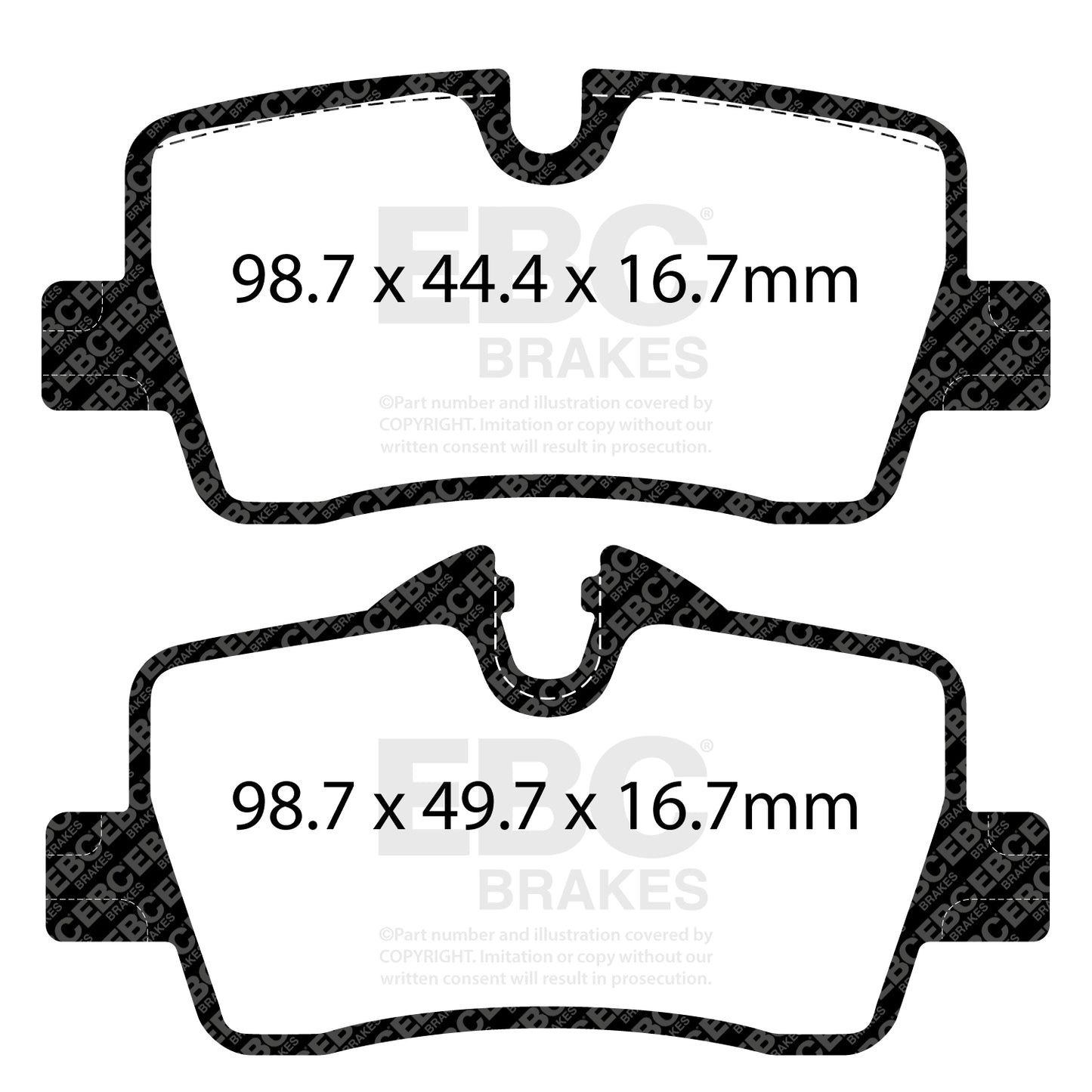 EBC Ultimax OE Replacement Brake Pad Set (DPX2414)