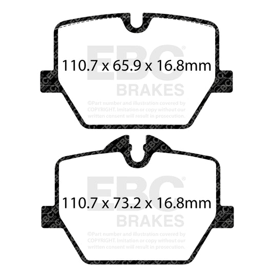 EBC Racing RP-X Track and Race Brake Pads (DP82415RPX)