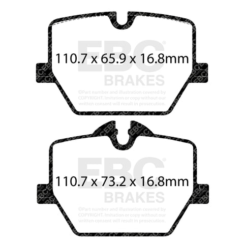 EBC Bluestuff NDX Trackday Brake Pad Set (DP52415NDX)