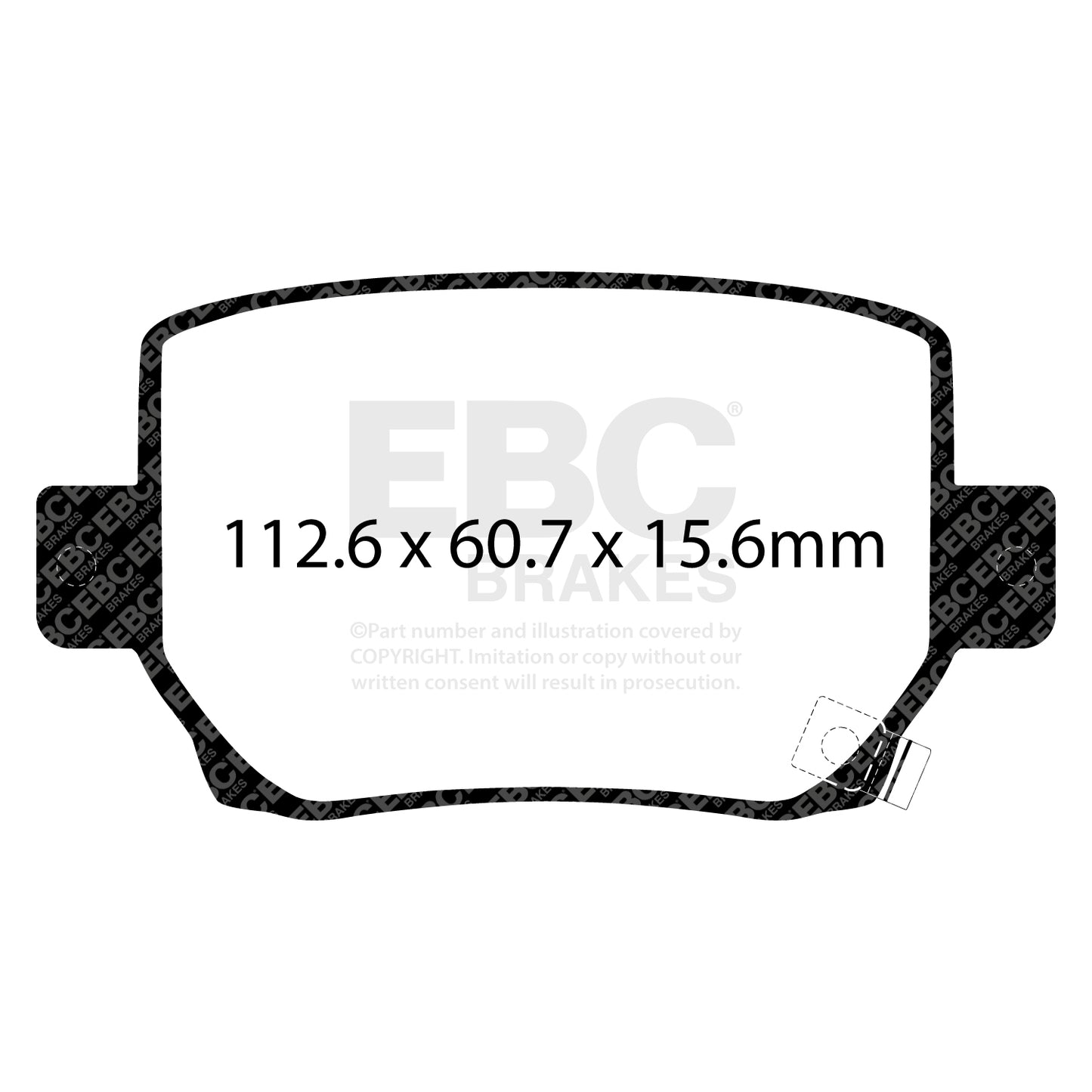 EBC Bluestuff NDX Trackday Brake Pad Set (DP52419NDX)