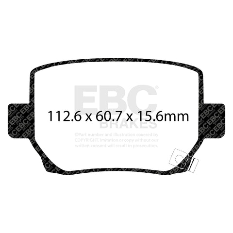 EBC Bluestuff NDX Trackday Brake Pad Set (DP52419NDX)