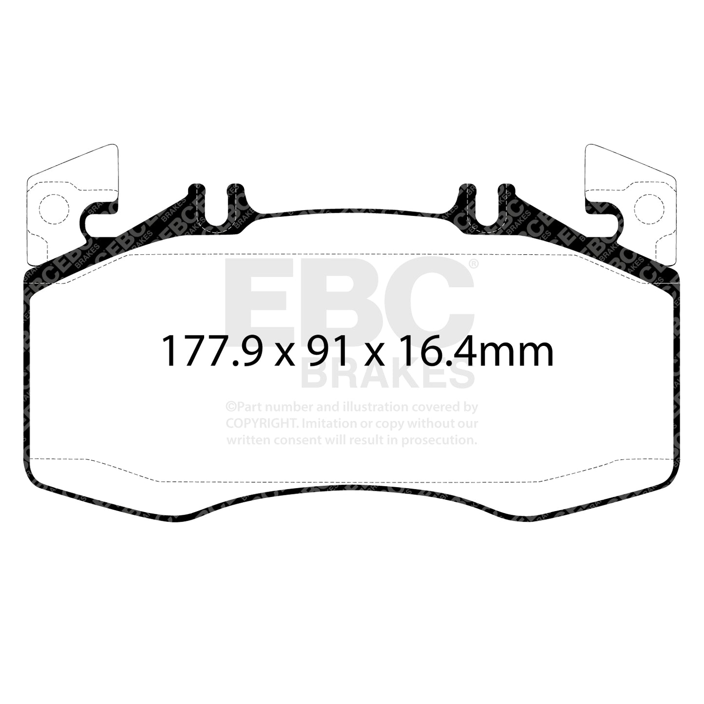 EBC Bluestuff Brake Pad 5000 Series TrackDay Set (DP52424NDX)