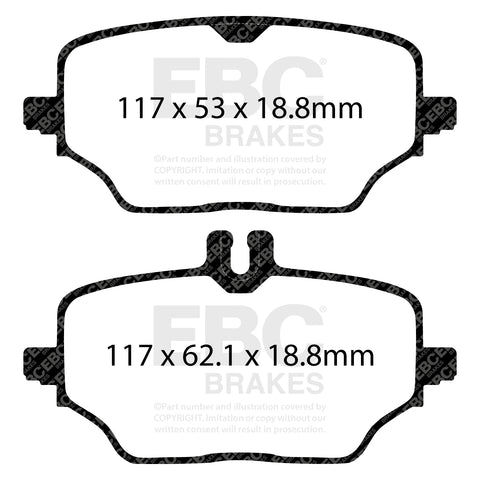 EBC Ultimax Brake Pad OE Replacement Set (DPX2426)
