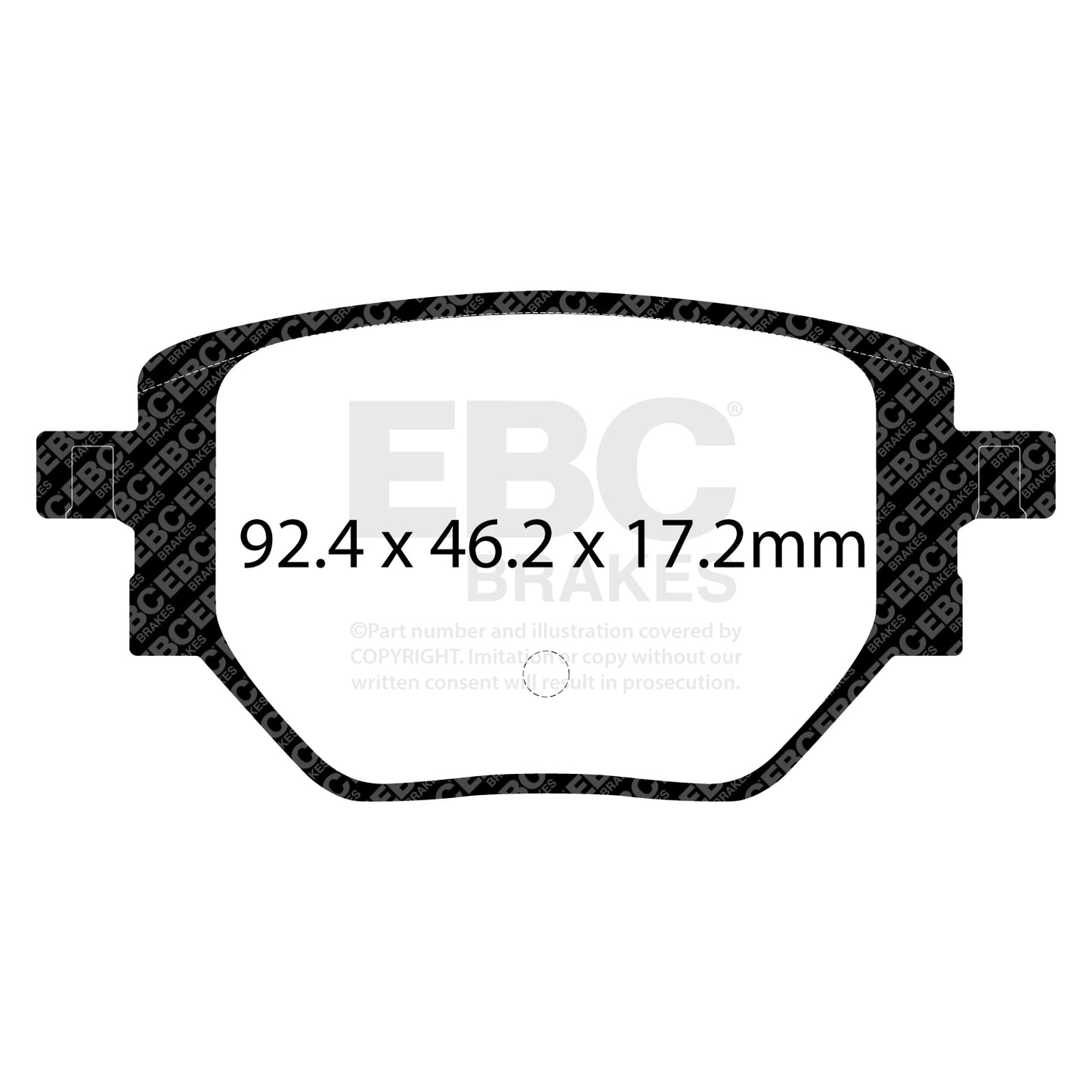 EBC Greenstuff Brake Pad 2000 Series Sport Set (DP22428)