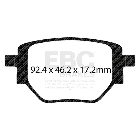 EBC Ultimax Brake Pad OE Replacement Set (DPX2428)