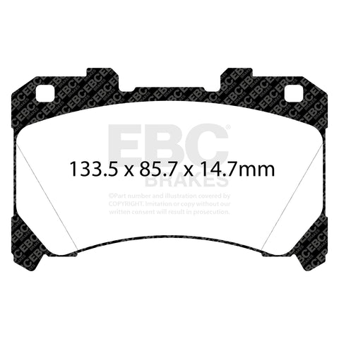 EBC Brakes RP1 Racing Pad (DP82430RP1) Front