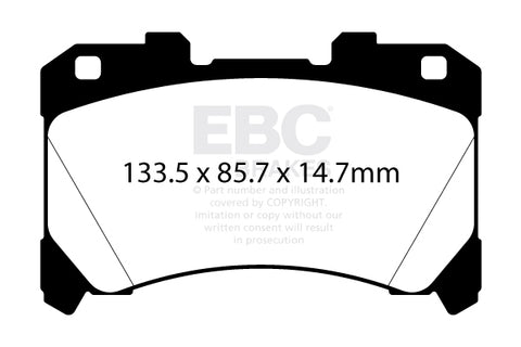 EBC Racing RP-X Track and Race Brake Pads (DP82430RPX)
