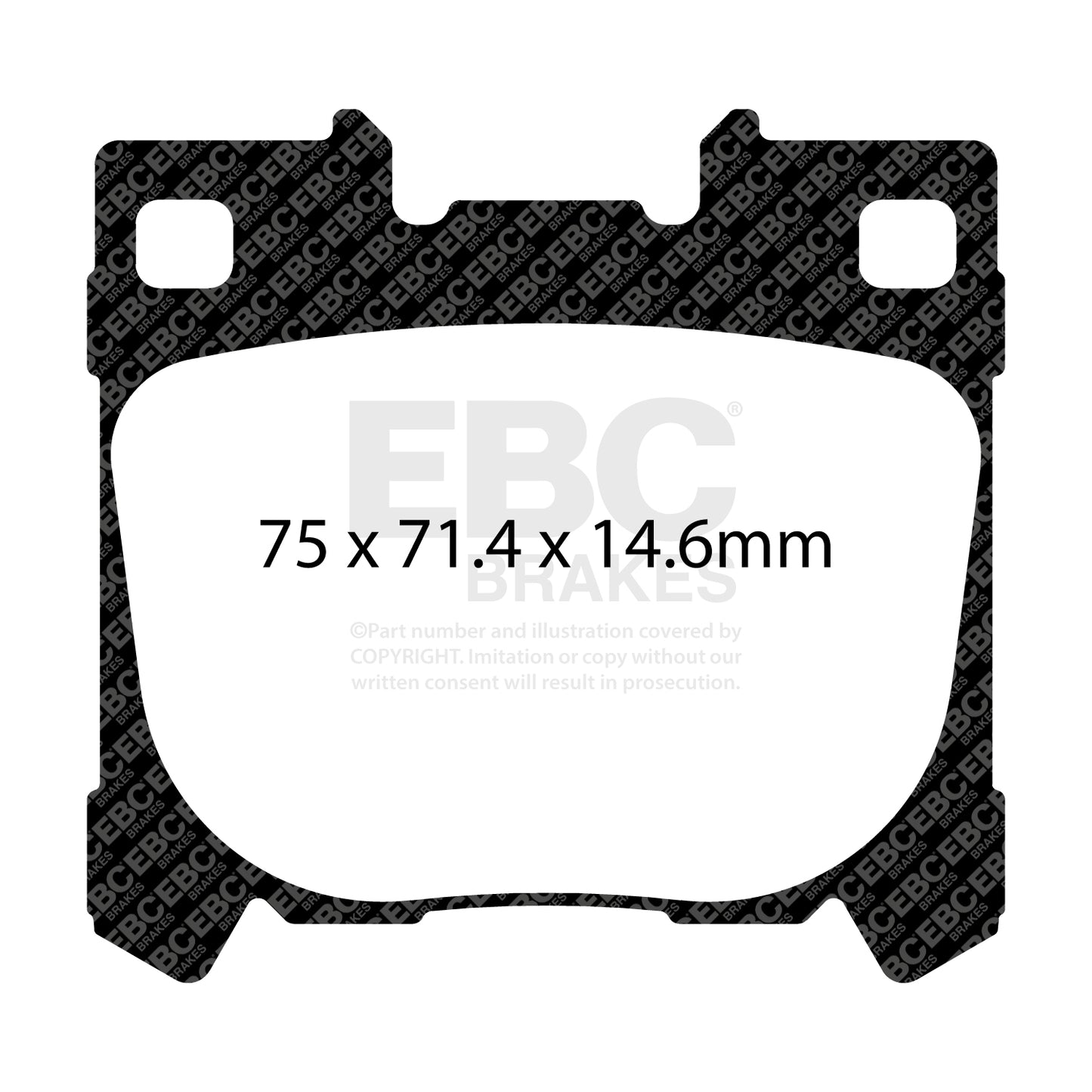 EBC Racing RP-X Track and Race Brake Pads (DP82431RPX)