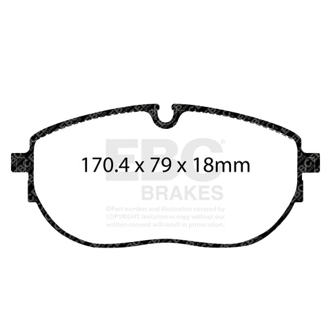 EBC Ultimax Brake Pad OE Replacement Set (DPX2434)