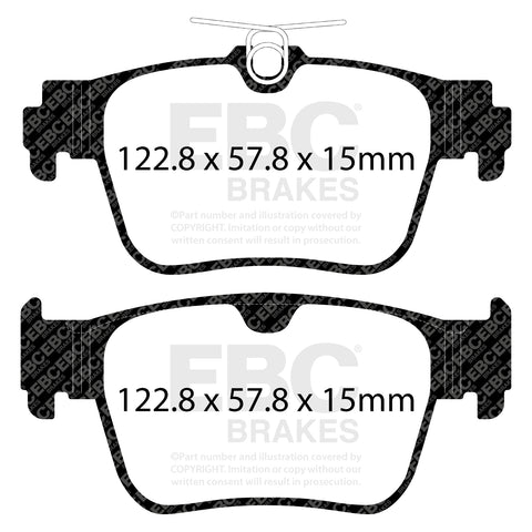 EBC Ultimax OE Replacement Brake Pad Set (DPX2438)