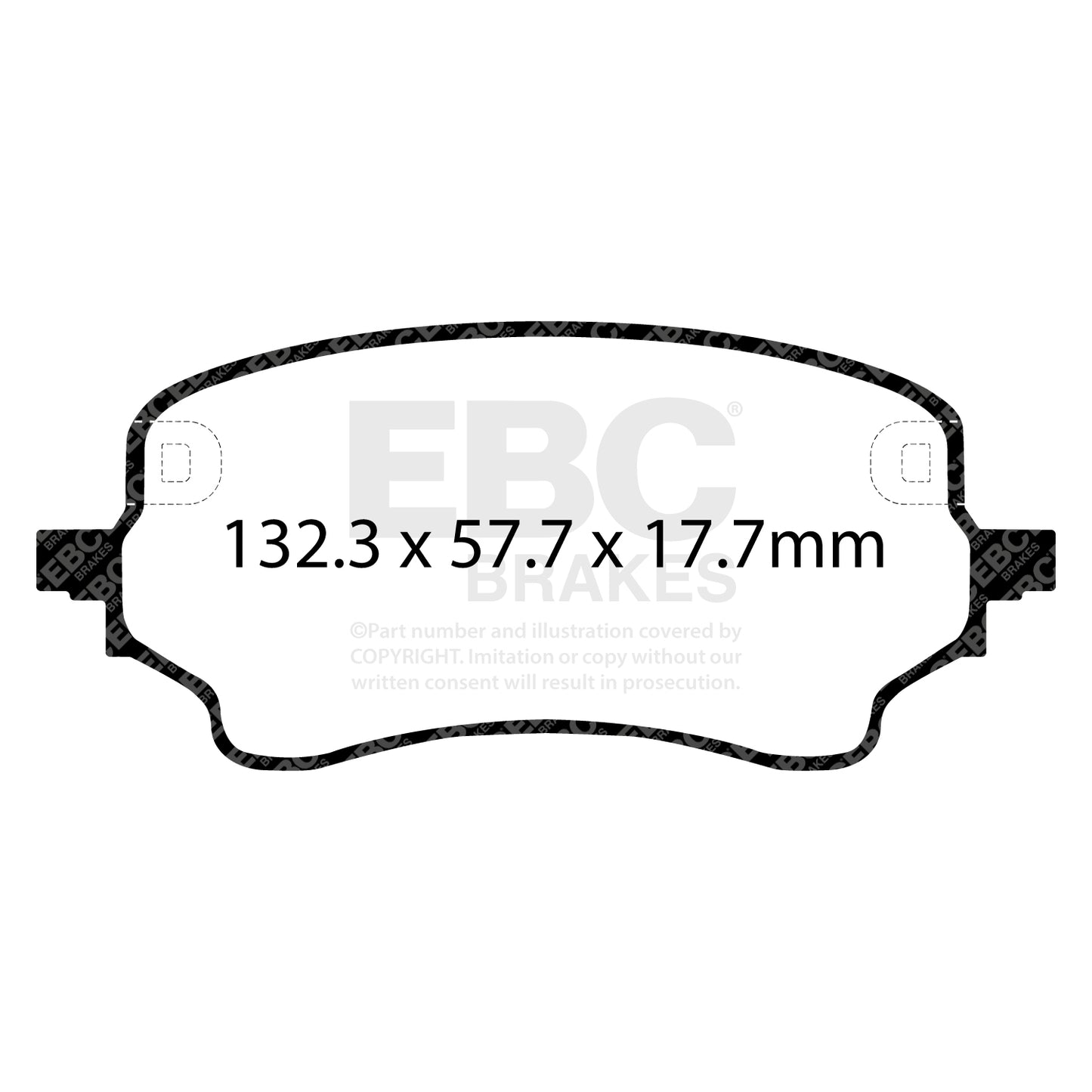 EBC Greenstuff Brake Pad 2000 Series Sport Set (DP22441)