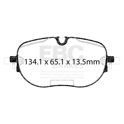 EBC Greenstuff Brake Pad 2000 Series Sport Set (DP22446)