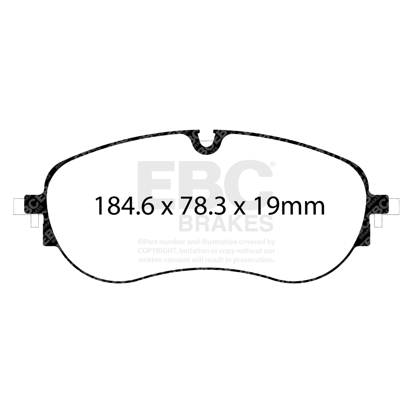 EBC Yellowstuff Brake Pad 4000 Series Sport Set (DP42452R)