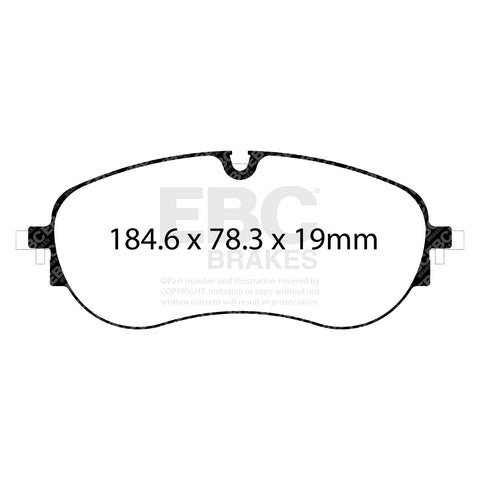 EBC Ultimax Brake Pad OE Replacement Set (DPX2452)