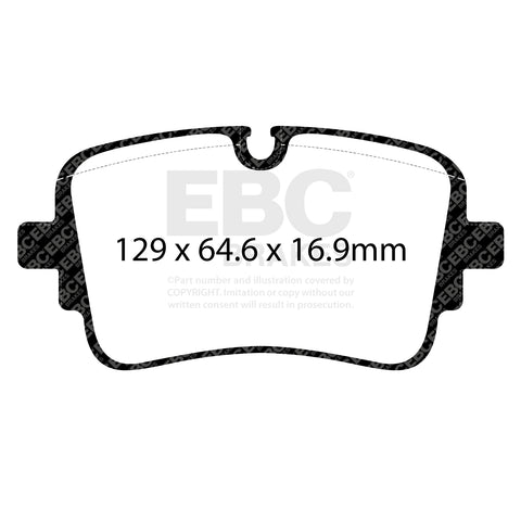 EBC Yellowstuff Brake Pad 4000 Series Sport Set (DP42456R)