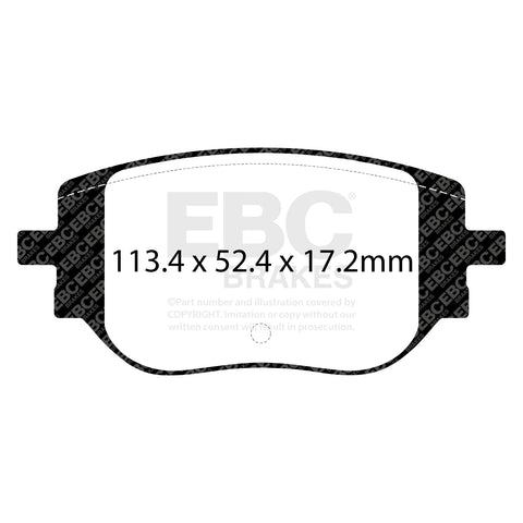 EBC Greenstuff Brake Pad 2000 Series Sport Set (DP22478)